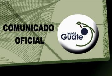 COMUNICADO OFICIAL FEDEFUT / ENCUENTRO GUATEMALA VS. BERMUDA 12 JUNIO 2105