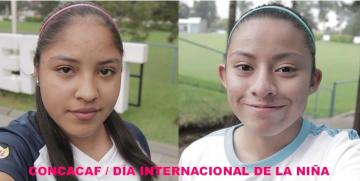 CONCACAF DESTACA A DOS JUGADORAS GUATEMALTECAS COMO PARTE DE LA CELEBRACIÓN DEL DÍA INTERNACIONAL DE LA NIÑA