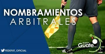 LIGA NACIONAL / NOMBRAMIENTOS ARBITRALES SEGUNDA JORNADA - TORNEO APERTURA 2018-2019