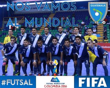 GUATEMALA CLASIFICA AL MUNDIAL DE FUTSAL FIFA  COLOMBIA 2016