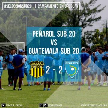 SELECCION SUB 20 EMPATA ANTE CLUB ATLETICO PEÑAROL SUB 20 - CAMPAMENTO EN URUGUAY