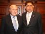 Sr. JOSEPH BLATTER FELICITA AL DR. BRYAN JIMENEZ POR SU REELECCION EN LA FEDEFUT