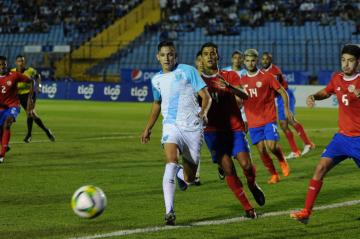 GUATEMALA CAE ANTE COSTA RICA / ELIMINATORIA OLÍMPICA SUB 23 DE CONCACAF