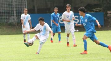 SUB 17 SE IMPUSO A SU SIMILAR DE HONDURAS EN JUEGO DE PREPARACION