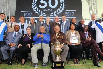 LA FEDEFUT RINDE TRIBUTO EN SU 50 ANIVERSARIO A LOS SELECCIONADOS CAMPEONES DEL NORCECA DEL 1967