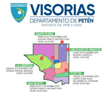 PETÉN RECIBIRÁ VISORIAS DE FEDEFUT