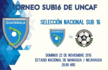 NICARAGUA vs. GUATEMALA  -  TORNEO SUB 16 DE UNCAF