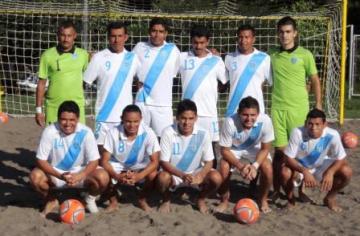 SELECCIÓN DE FUTBOL PLAYA DE GUATEMALA CON MIRAS EN LOS JUEGOS BOLIVARIANOS EN LIMA, PERU